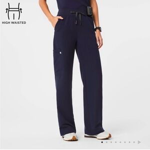 FIGs Isabella Navy Pant Small Tall
